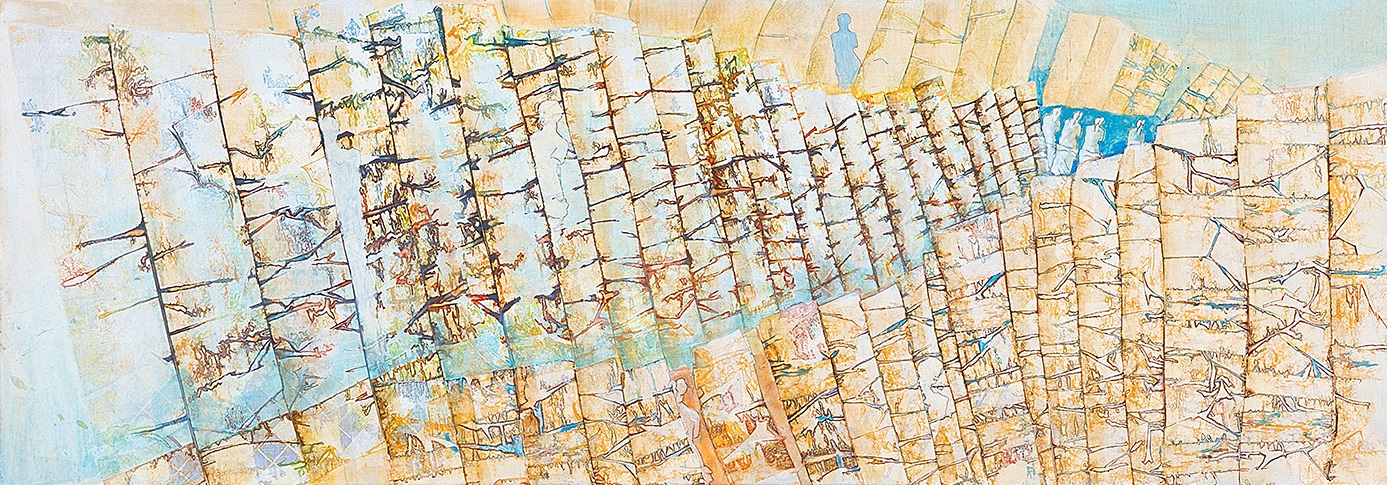 Stairs (2007) · mixed media